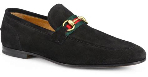 gucci black suede and guccissima shoes|gucci men's shoes loafers.